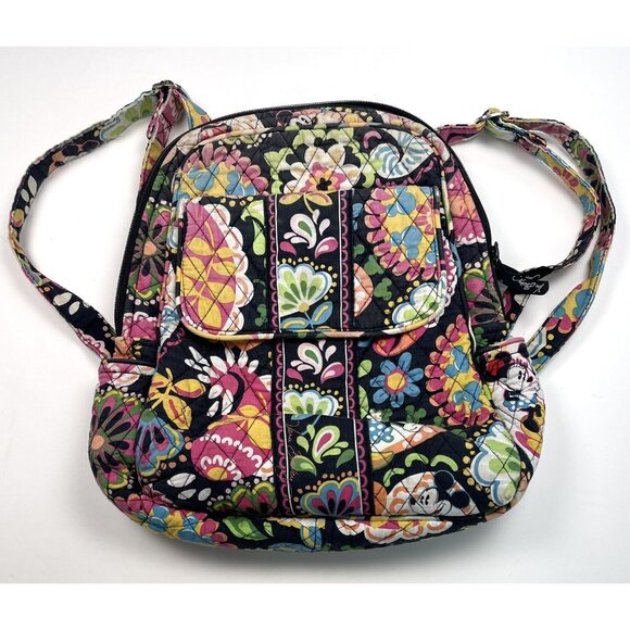 VERA BRADLEY Disney Parks Midnight with Mickey BACKPACK Retired *Flaws-Read* - Picture 1 of 14